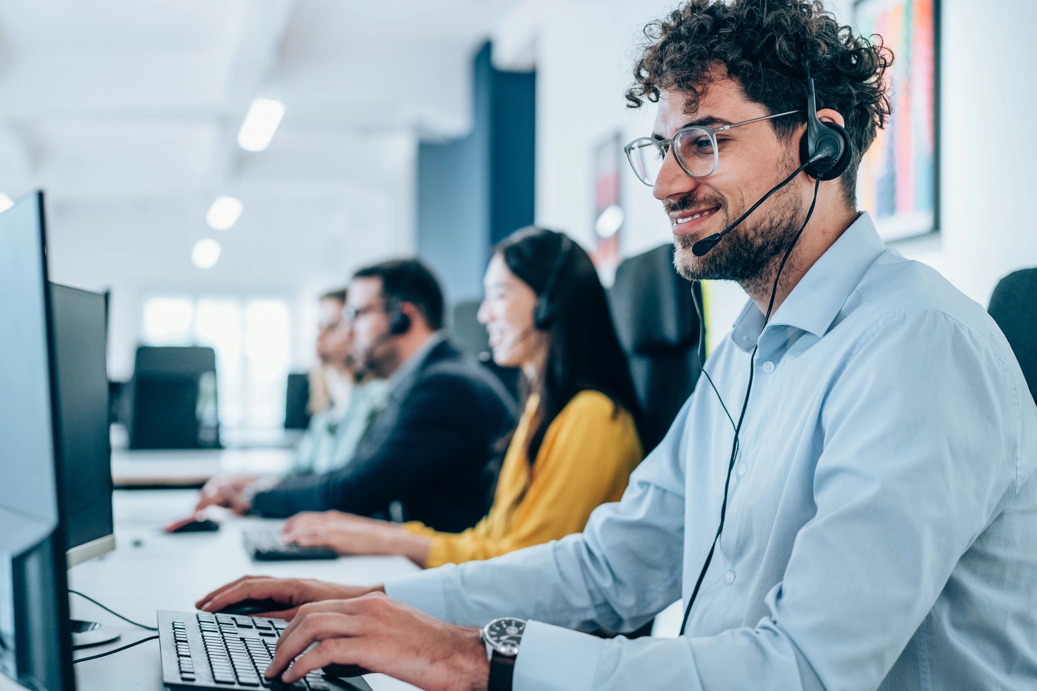 modern IT support office technology